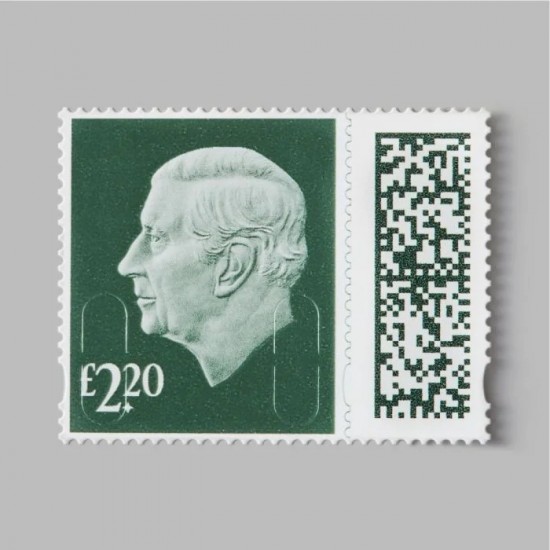 King Charles Sheet £2.20 x 25 Stamps