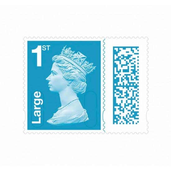 Queen Elizabeth Large Letter Sheet 1st Class x 50 Stamps