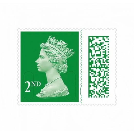Queen Elizabeth Sheet 2nd Class x 50 Stamps