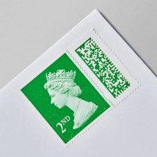 Queen Elizabeth Book 2nd Class x 8 Stamps