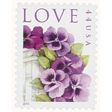 Love Pansies in a Basket Stamps 2010