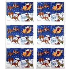Santa and Sleigh Stamps 2012