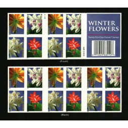 Winter Flowers Stamps 2014