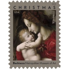 Madonna and Child by Bachiacca Christmas Stamp 2018