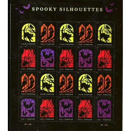 Spooky Silhouettes Stamps 2019