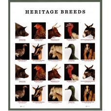 Heritage Breeds Stamps 2021