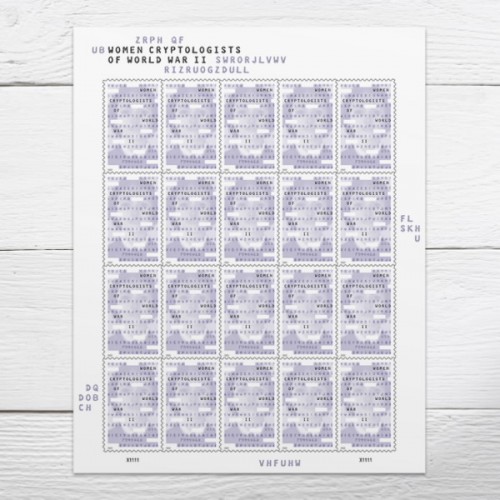Women Cryptologists of World War II Stamps 2022