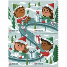 Holiday Elves Stamps 2022