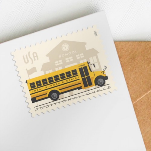 School Bus Stamps 2023