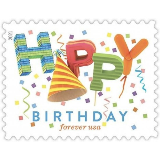 Happy Birthday Stamps 2021