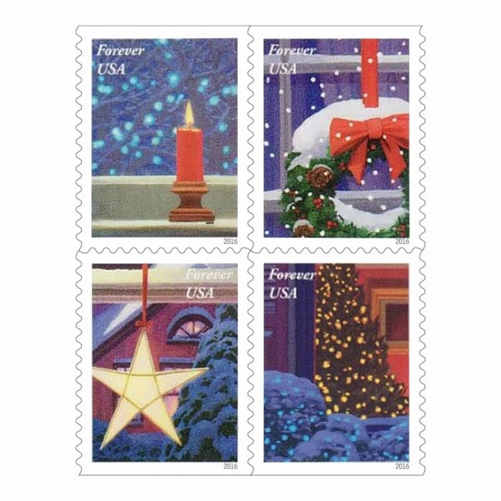 Holiday Windows Stamps 2016