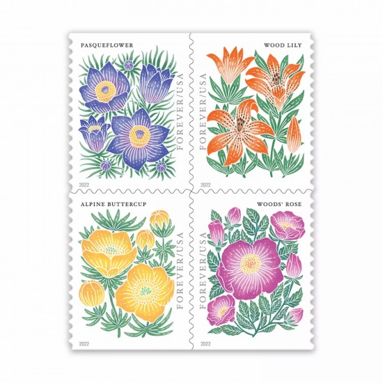 Mountain Flora Stamps 2022