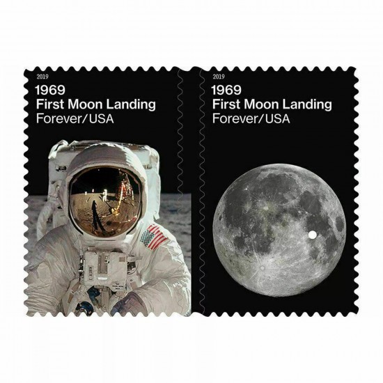 1969 First Moon Landing Stamps 2019