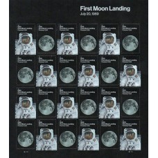 1969 First Moon Landing Stamps 2019