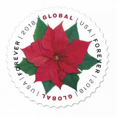 Global: Poinsettia Stamps 2018