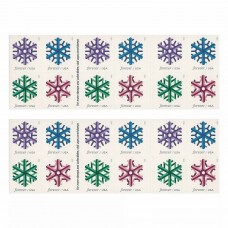 Geometric Snowflakes Stamps 2015