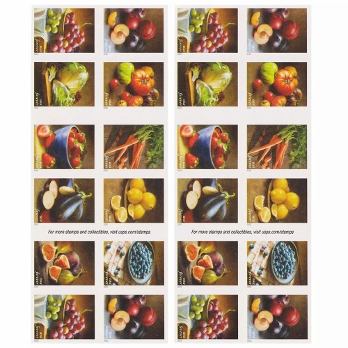 Fruits & Vegetables Stamps 2020