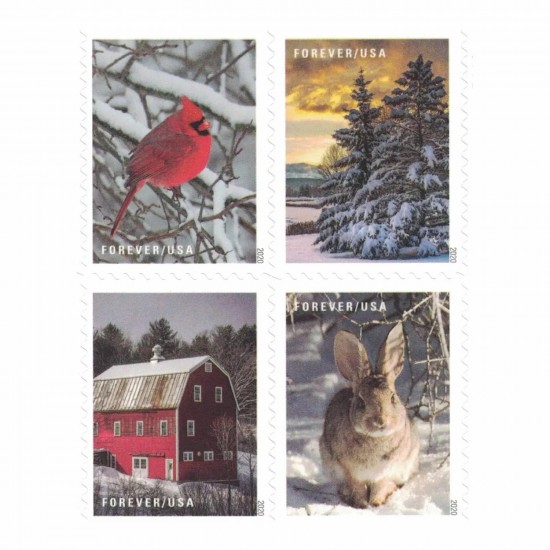 Winter Scenes Stamps 2020