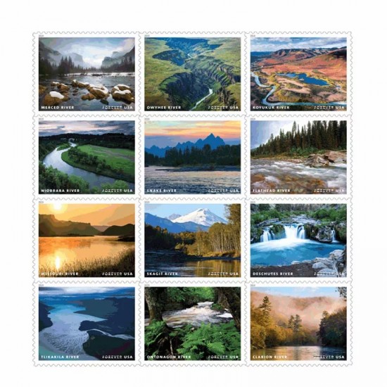 Wild and Scenic Rivers Stamps 2019