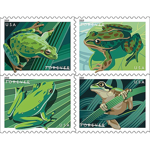 Frogs Leap onto Stamps 2019